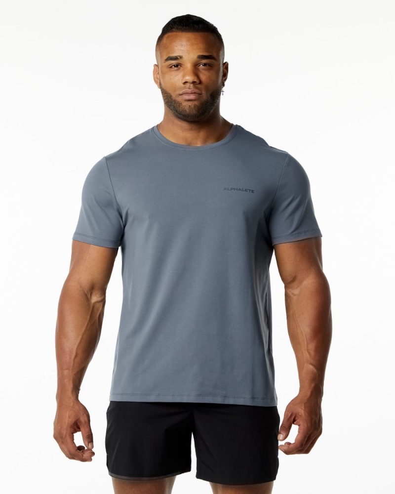 Alphalete Classic Tee Miesten Paidat Carbon | KVXDN-7194