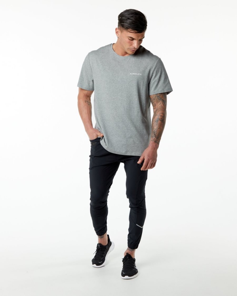 Alphalete Classic Tee Miesten Paidat Harmaat | MILEX-6192