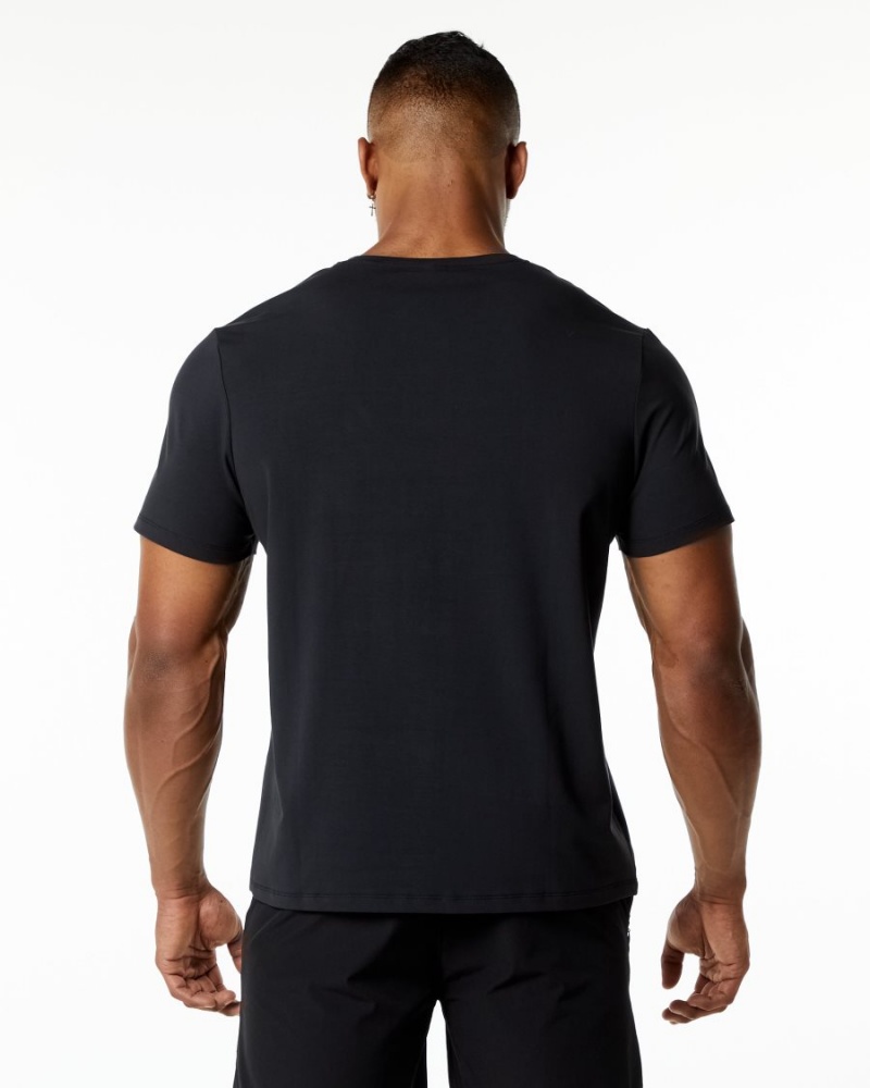 Alphalete Classic Tee Miesten Paidat Mustat | ZYILB-5638