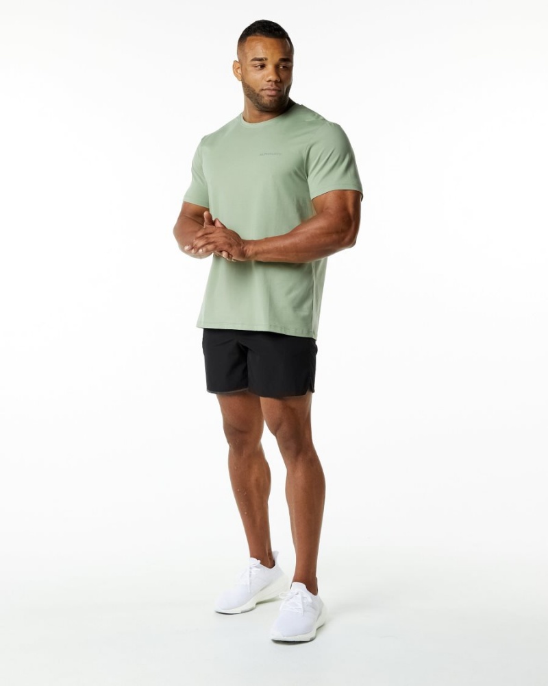 Alphalete Classic Tee Miesten Paidat Sage | TPGNM-7614