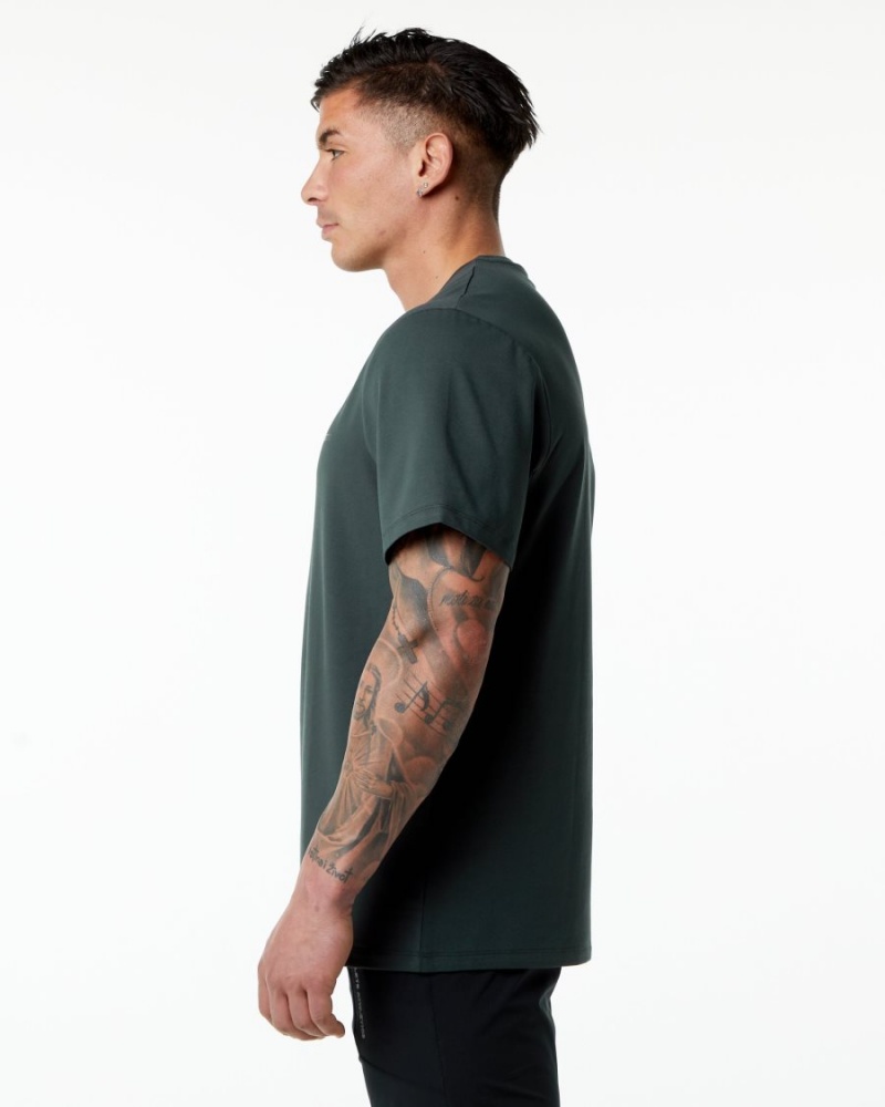 Alphalete Classic Tee Miesten Paidat Vihreä | MBSQX-6928