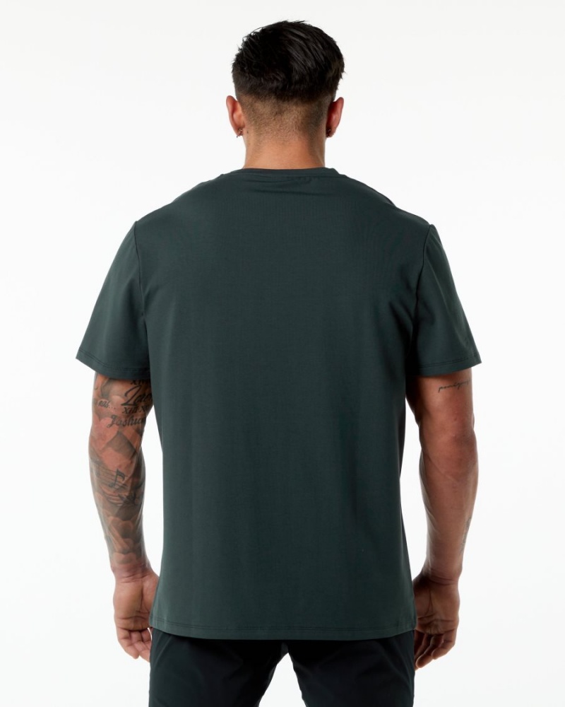 Alphalete Classic Tee Miesten Paidat Vihreä | MBSQX-6928