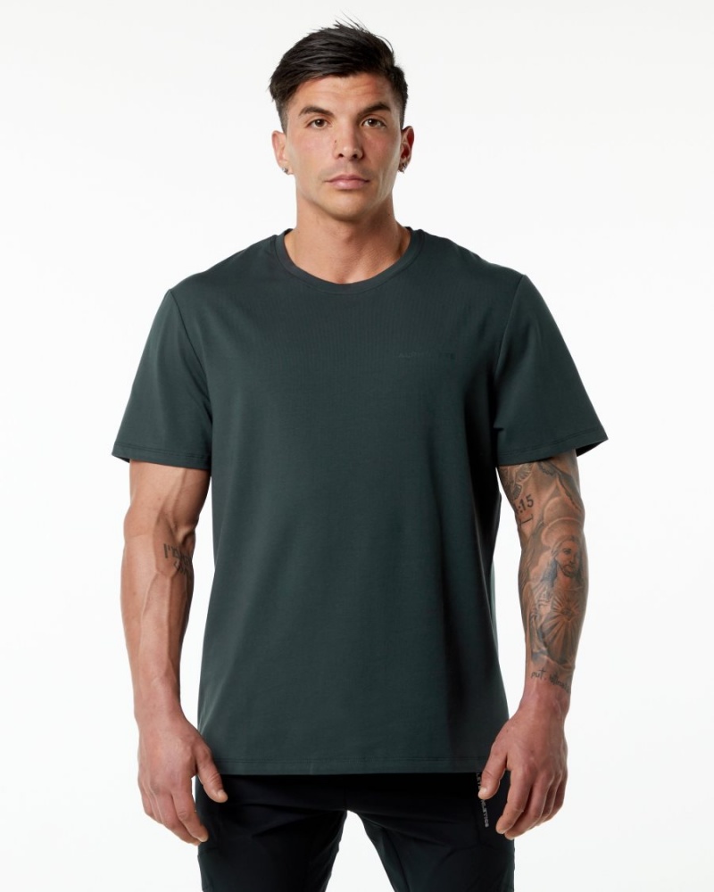 Alphalete Classic Tee Miesten Paidat Vihreä | MBSQX-6928