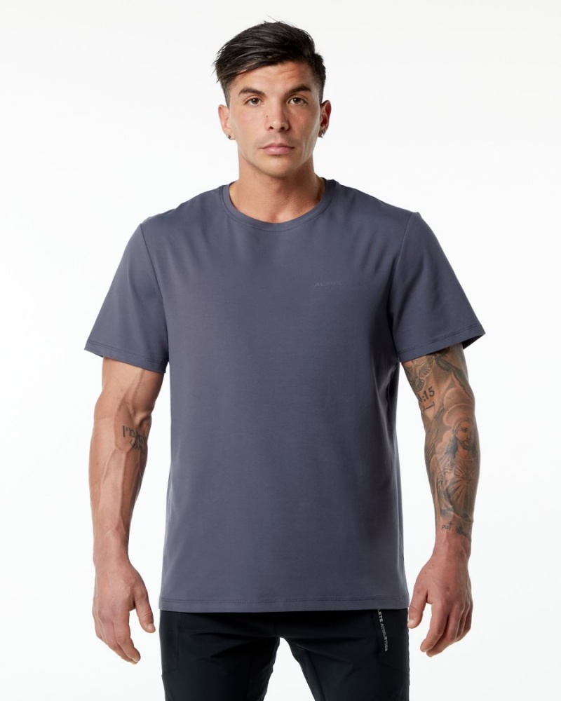 Alphalete Classic Tee Miesten Paidat Violetit | QGHYN-9347