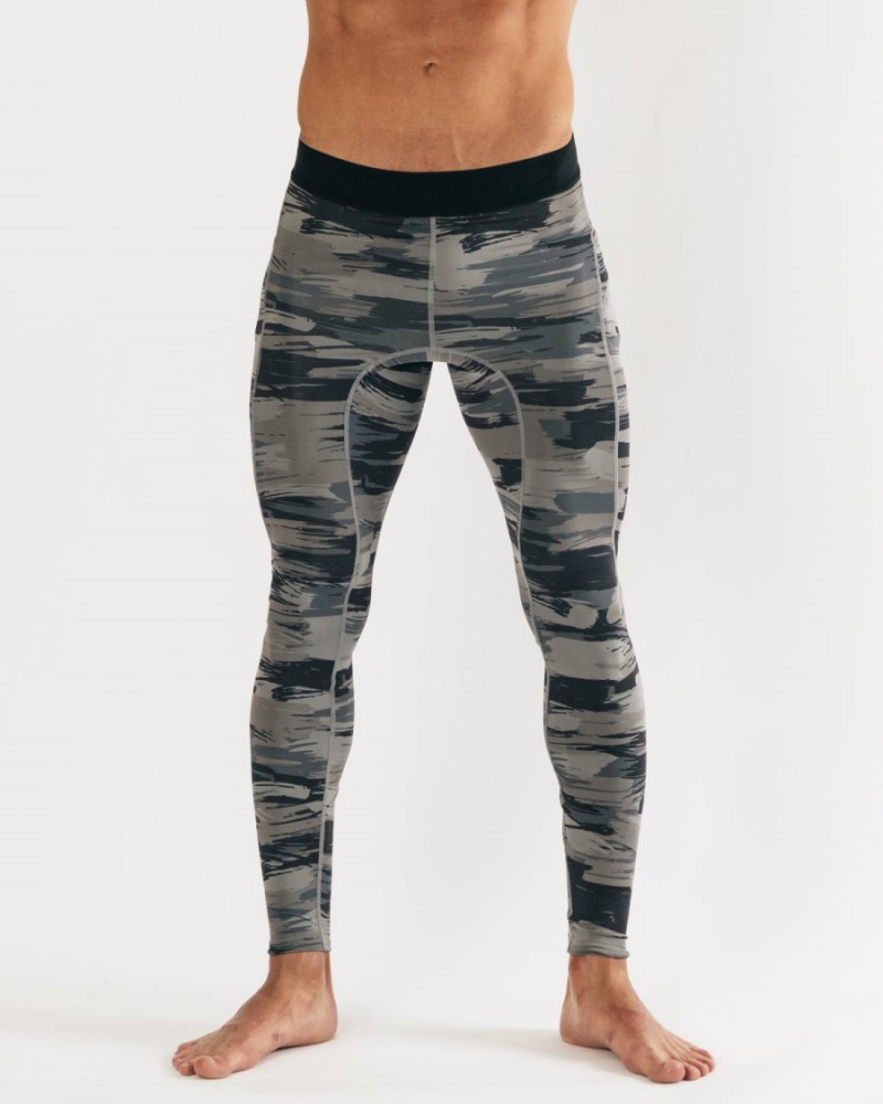 Alphalete Core Koulutus Tight Miesten Alusvaatteet Mustat Camo | IDVQZ-7219