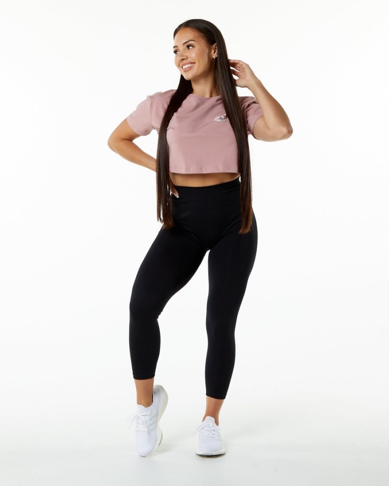 Alphalete Dynasty Crop Naisten Paidat Mauve | BHVZK-6187