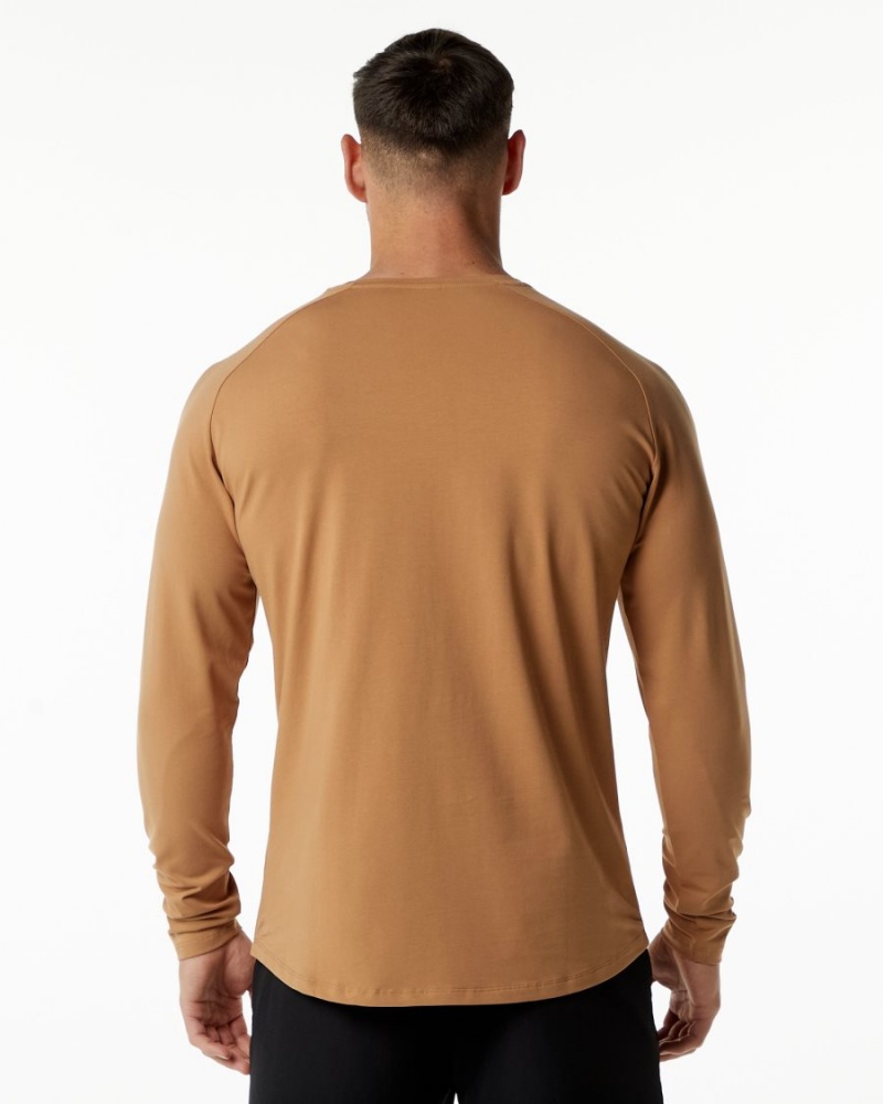 Alphalete Dynasty LS Tee Miesten Paidat Rust | XRTFZ-1982