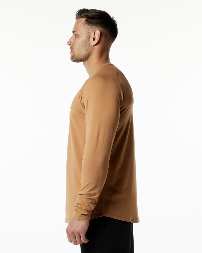 Alphalete Dynasty LS Tee Miesten Paidat Rust | XRTFZ-1982