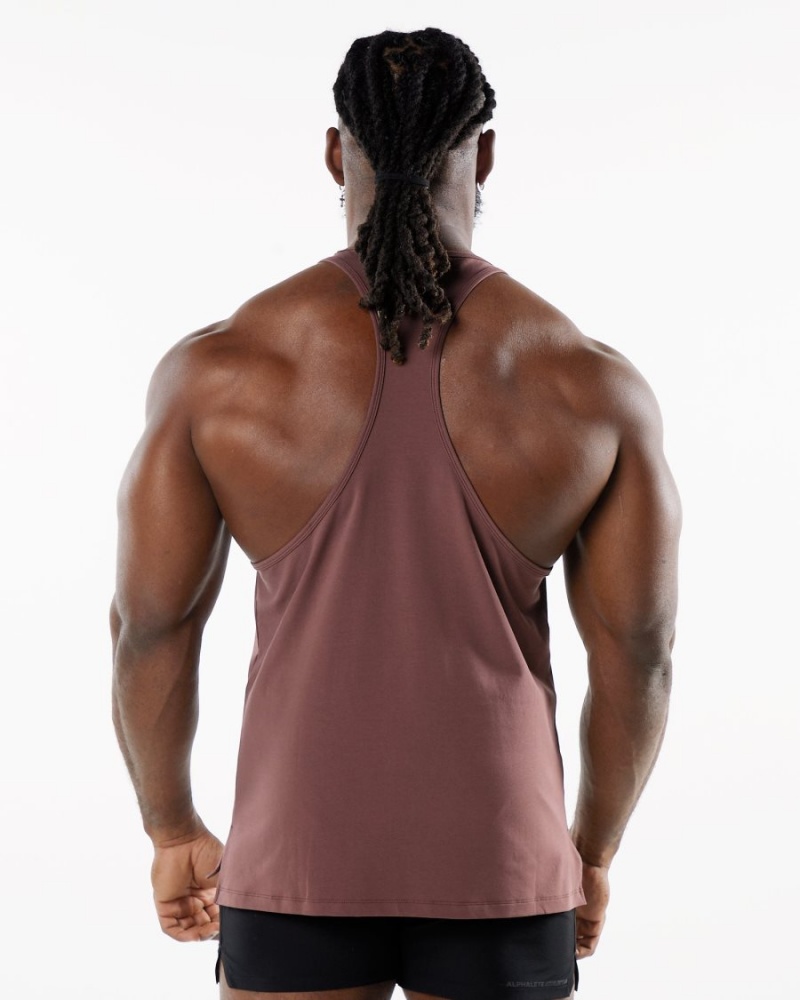 Alphalete Dynasty Stringer Miesten Stringers Merlot | MOTDP-8519