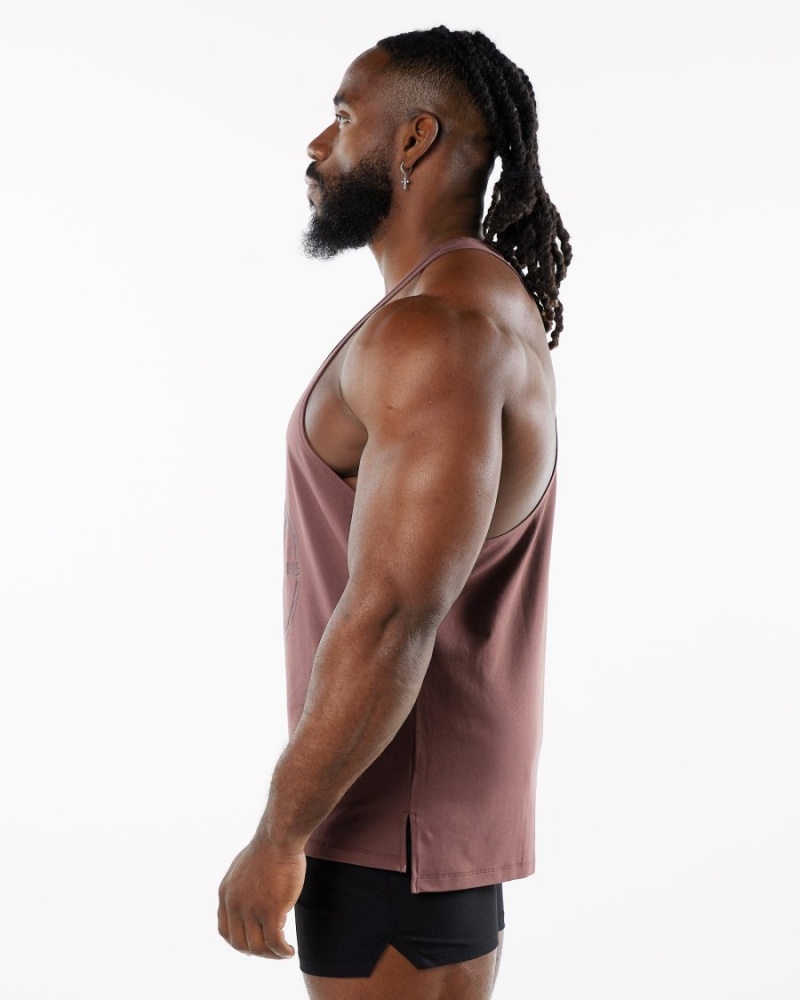 Alphalete Dynasty Stringer Miesten Stringers Merlot | MOTDP-8519