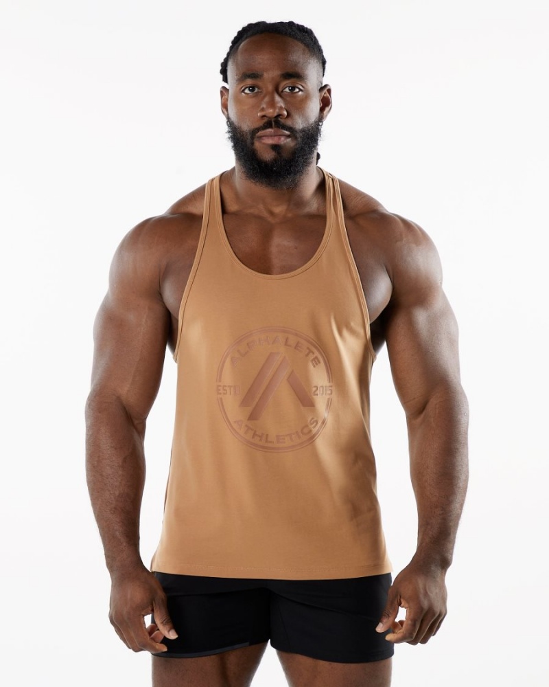 Alphalete Dynasty Stringer Miesten Stringers Rust | PBNKJ-6870