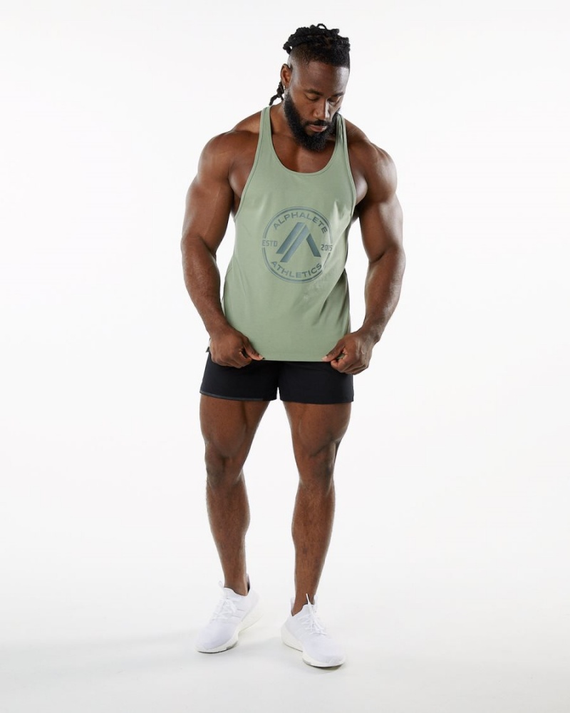 Alphalete Dynasty Stringer Miesten Stringers Sage | LGMXA-1340