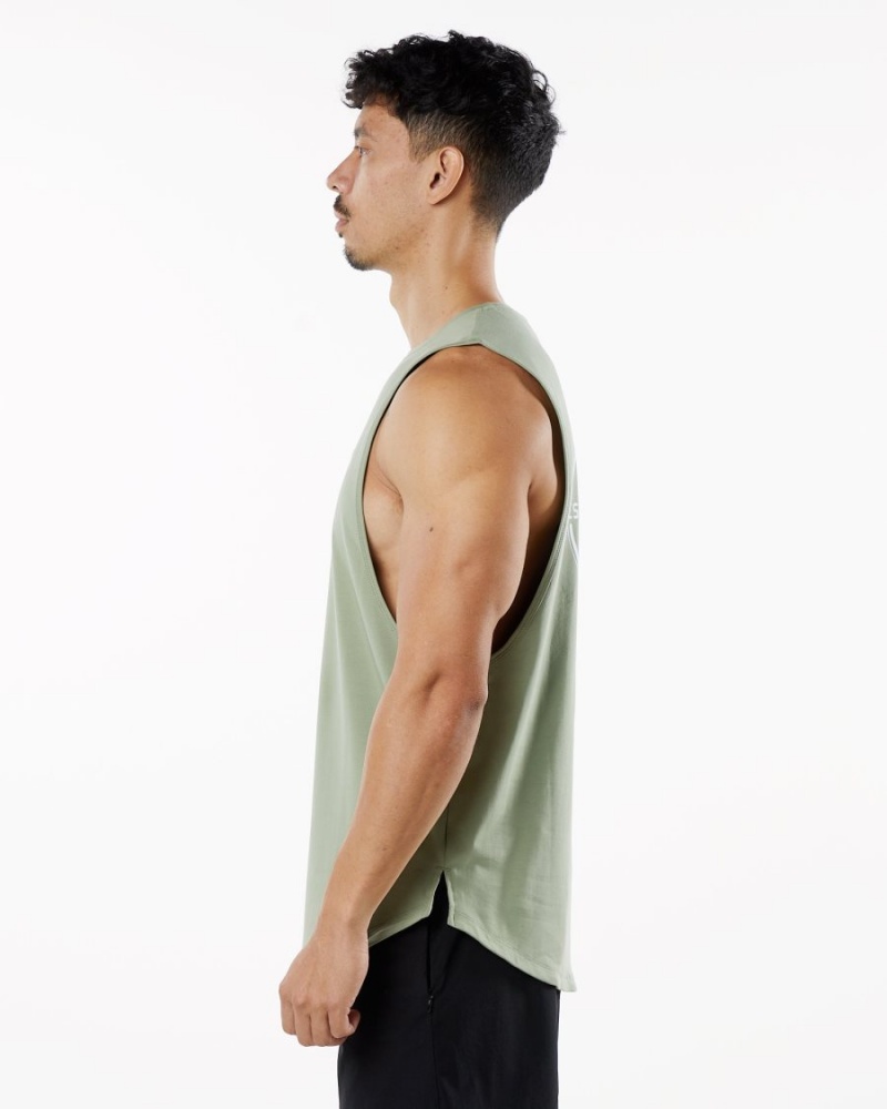 Alphalete Dynasty Tank Miesten Hihaton Paita Sage | YLRJX-1698