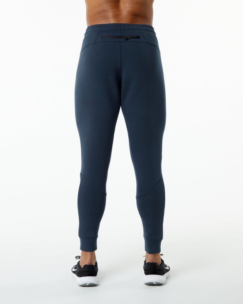 Alphalete ELMTS Cuffed Jogger Miesten Juoksuvaatteet Laivastonsininen | MPCTD-6237