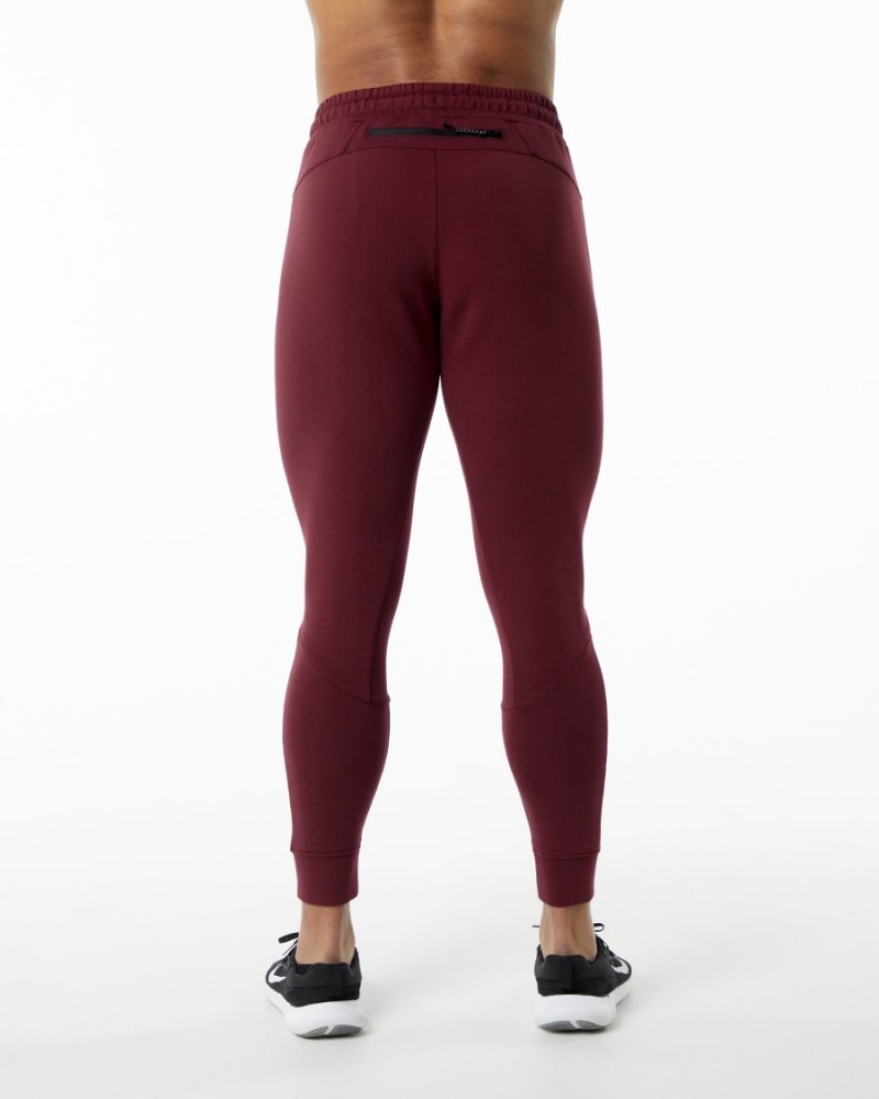 Alphalete ELMTS Cuffed Jogger Miesten Juoksuvaatteet Viininpunainen | YADMT-2439