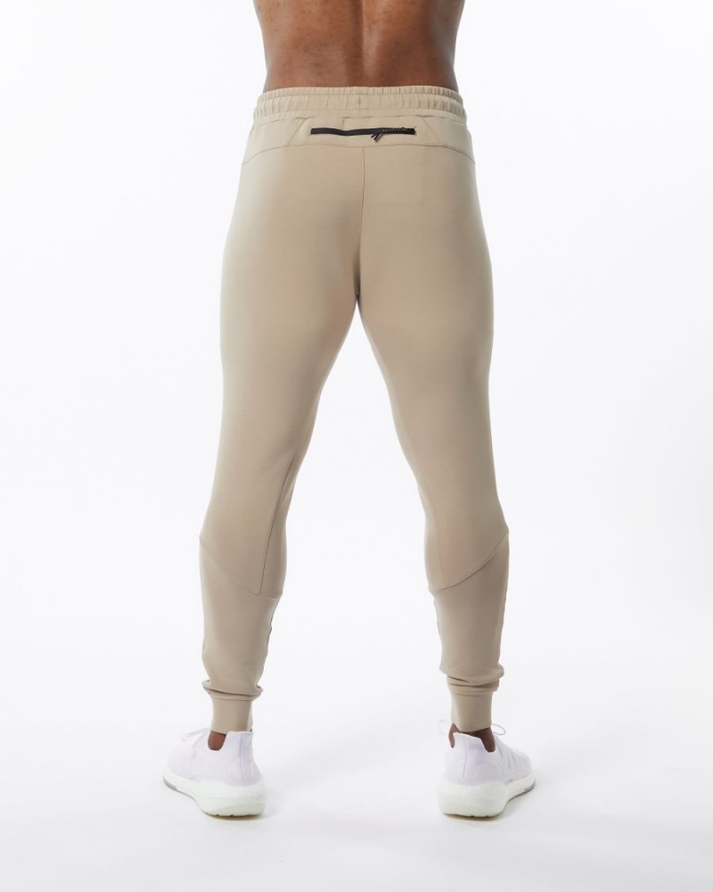 Alphalete ELMTS Cuffed Jogger Miesten Juoksuvaatteet Tan | YCMNH-6351