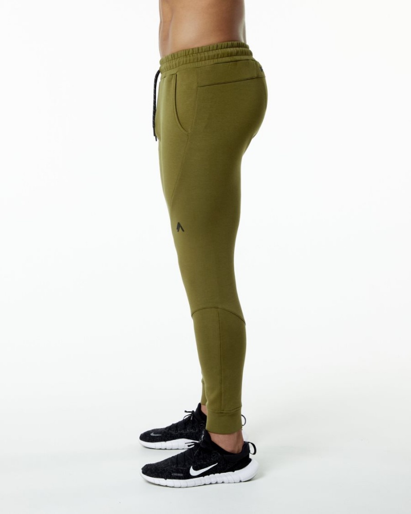 Alphalete ELMTS Cuffed Jogger Miesten Juoksuvaatteet Moss | MLVJE-3765