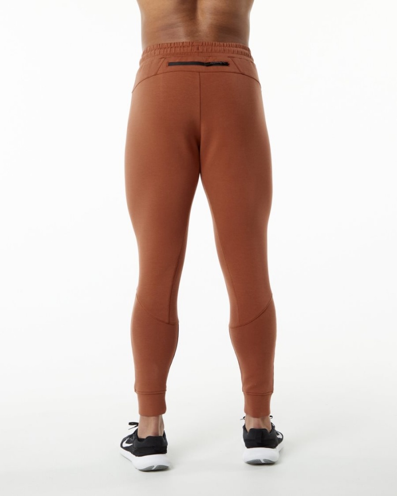 Alphalete ELMTS Cuffed Jogger Miesten Juoksuvaatteet Brick | EZTHV-9518