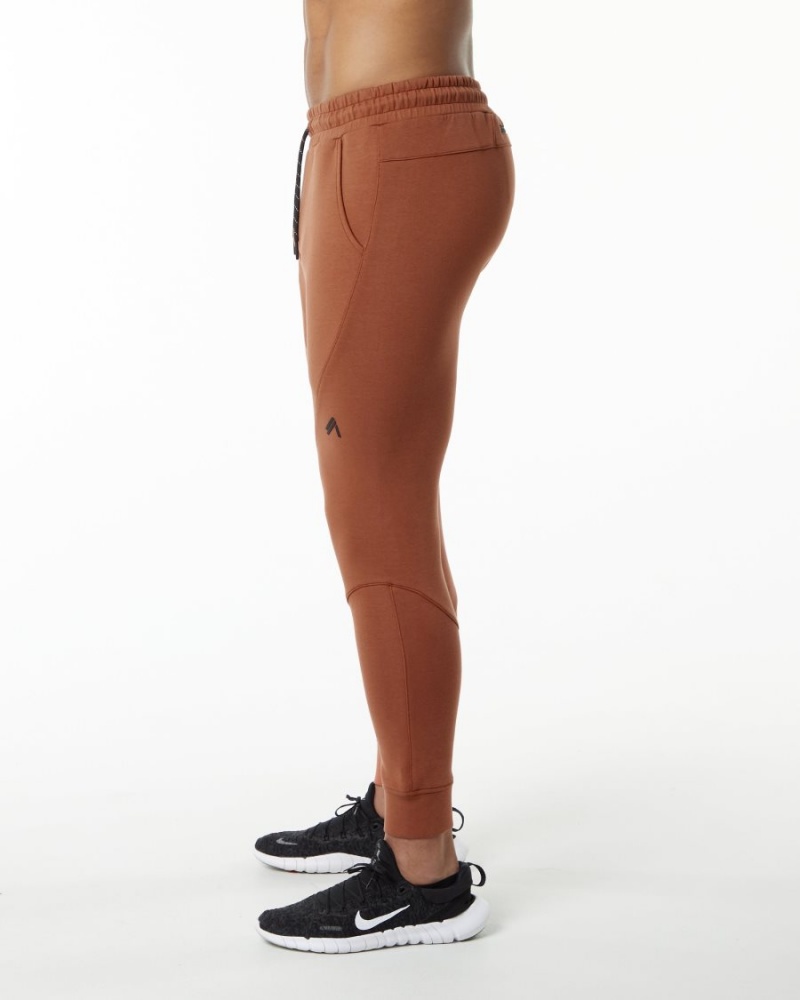 Alphalete ELMTS Cuffed Jogger Miesten Juoksuvaatteet Brick | EZTHV-9518