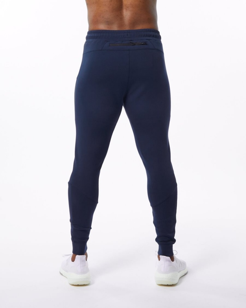 Alphalete ELMTS Cuffed Jogger Miesten Juoksuvaatteet Laivastonsininen | ERUZC-3750