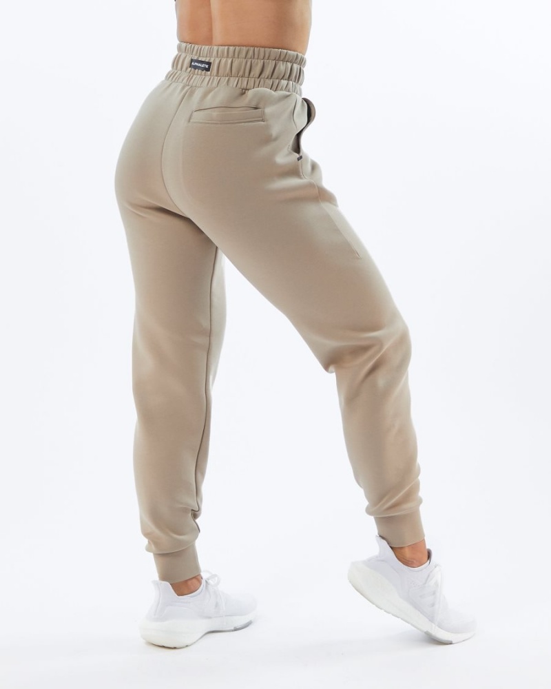 Alphalete ELMTS Cuffed Jogger Naisten Juoksuvaatteet Tan | MAEGP-9176