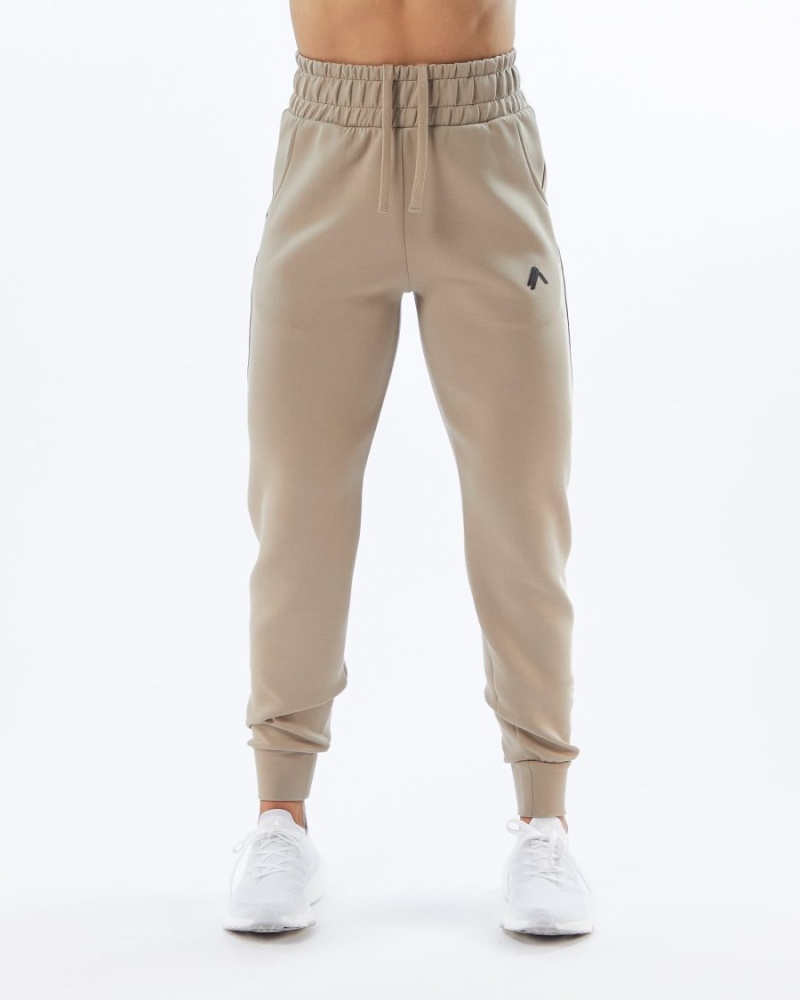 Alphalete ELMTS Cuffed Jogger Naisten Juoksuvaatteet Tan | MAEGP-9176