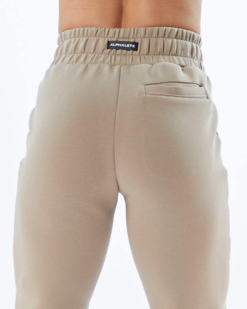 Alphalete ELMTS Cuffed Jogger Naisten Juoksuvaatteet Tan | MAEGP-9176