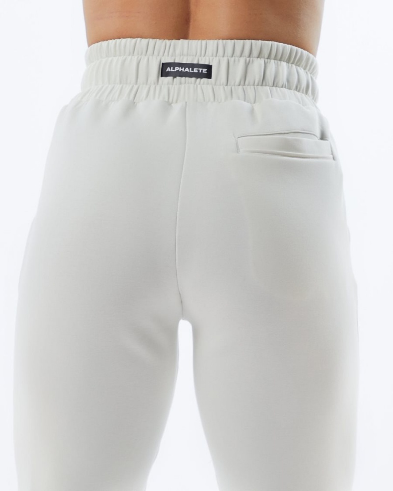 Alphalete ELMTS Cuffed Jogger Naisten Juoksuvaatteet Kerma | YHOTS-9358