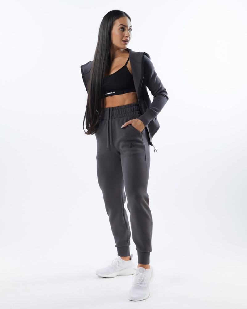 Alphalete ELMTS Cuffed Jogger Naisten Juoksuvaatteet Charcoal | HQXOT-6015