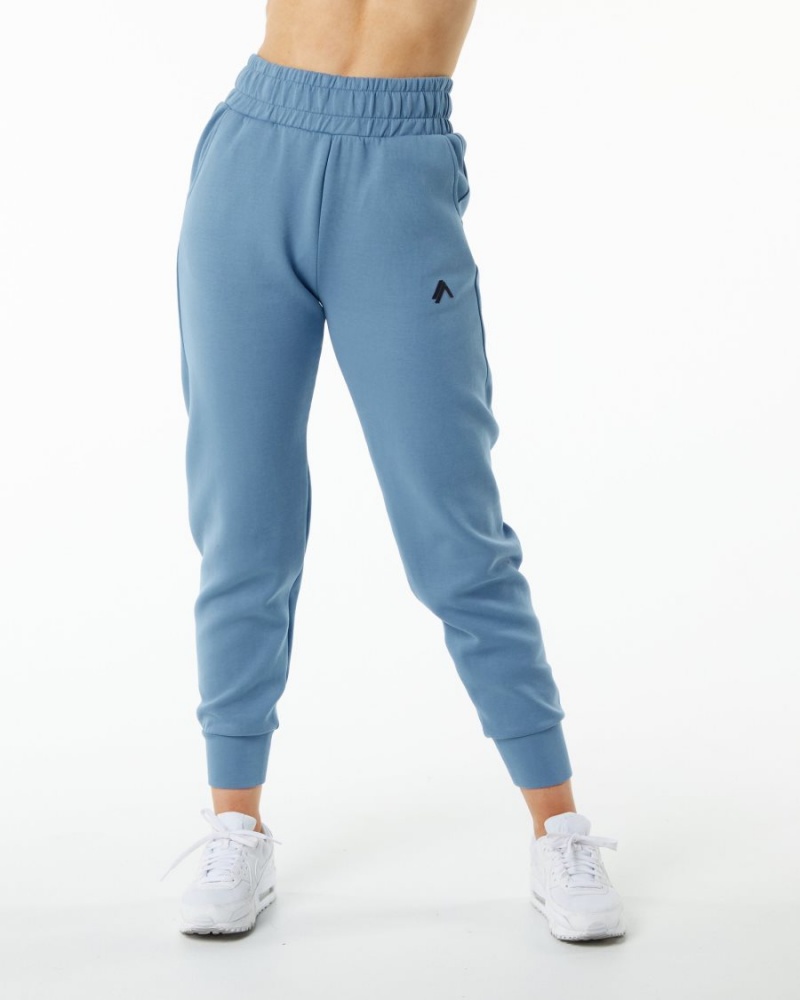 Alphalete ELMTS Cuffed Jogger Naisten Juoksuvaatteet Sininen | DKQVJ-4978