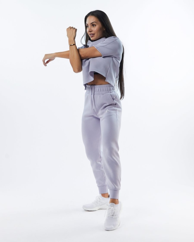 Alphalete ELMTS Cuffed Jogger Naisten Juoksuvaatteet Lilac | VHUOY-8359