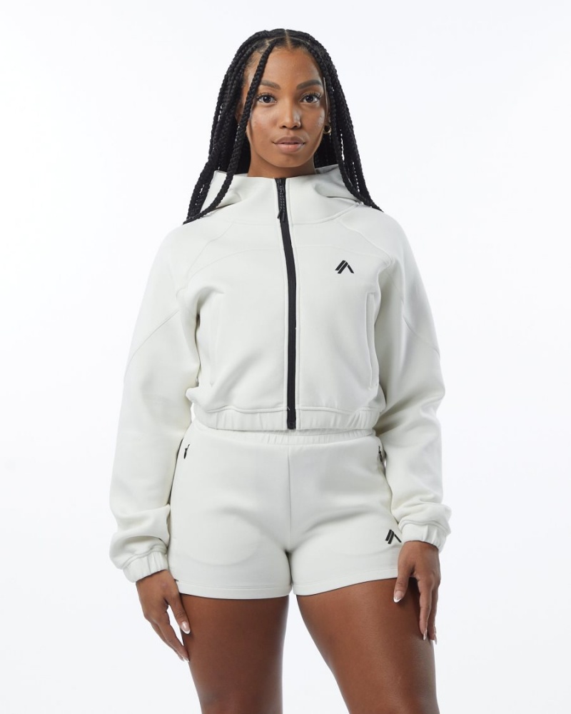 Alphalete ELMTS Full-Zip Crop Jacket Naisten Takit Kerma | SNYXE-6014