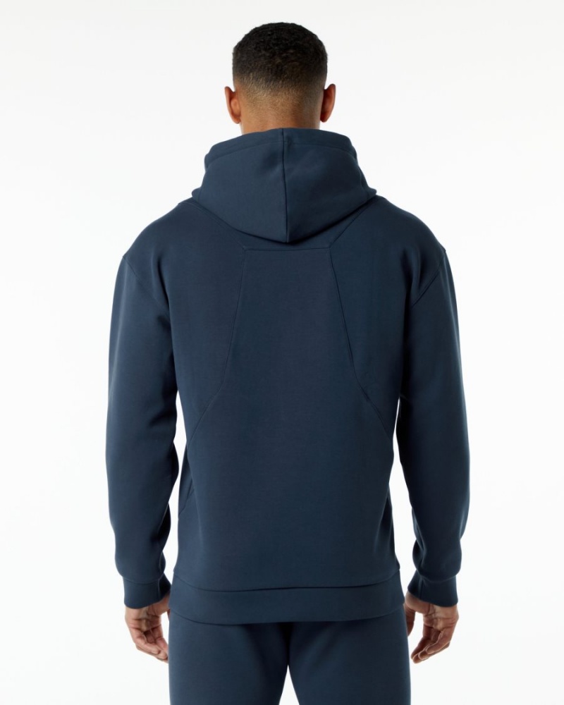 Alphalete ELMTS Hoodie Miesten Huppari Laivastonsininen | WLKXE-9147