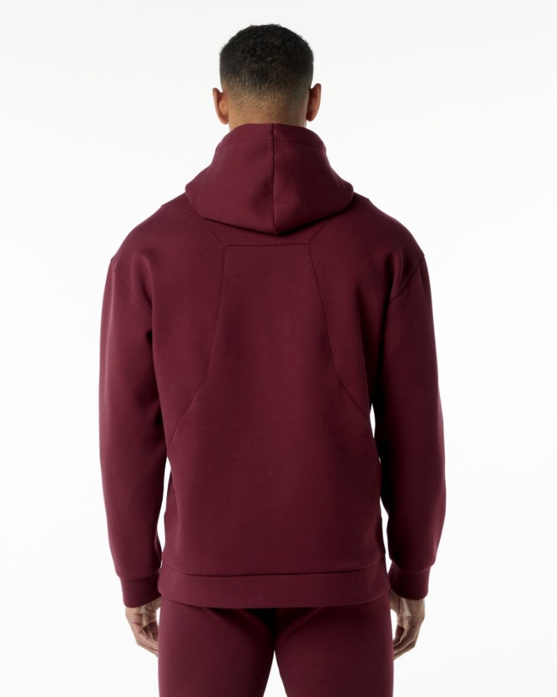 Alphalete ELMTS Hoodie Miesten Huppari Viininpunainen | FKDBT-0689