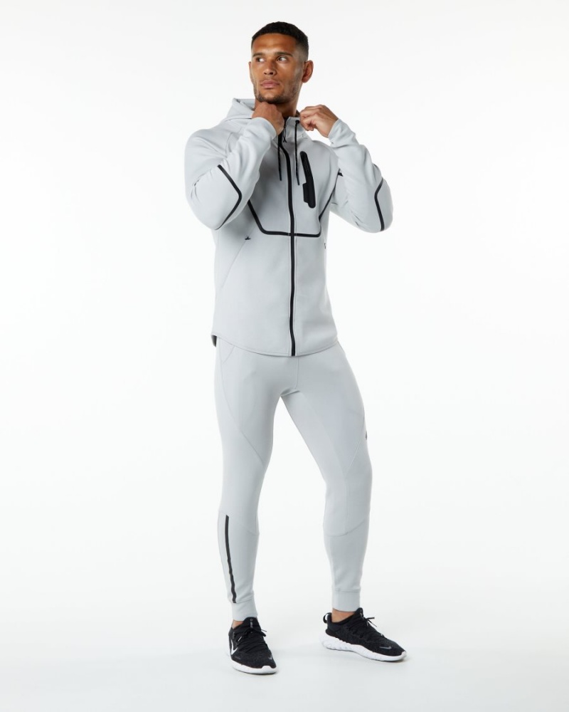 Alphalete ELMTS Urheilulliset Jacket Miesten Takit Harmaat | MOTLE-8052