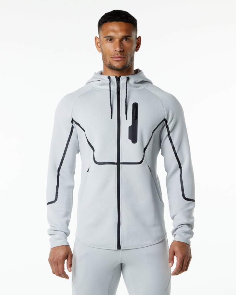 Alphalete ELMTS Urheilulliset Jacket Miesten Takit Harmaat | MOTLE-8052