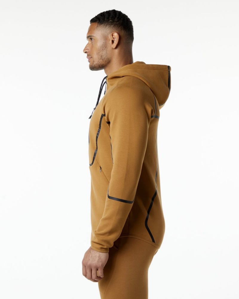 Alphalete ELMTS Urheilulliset Jacket Miesten Takit Almond | CHLMX-5612