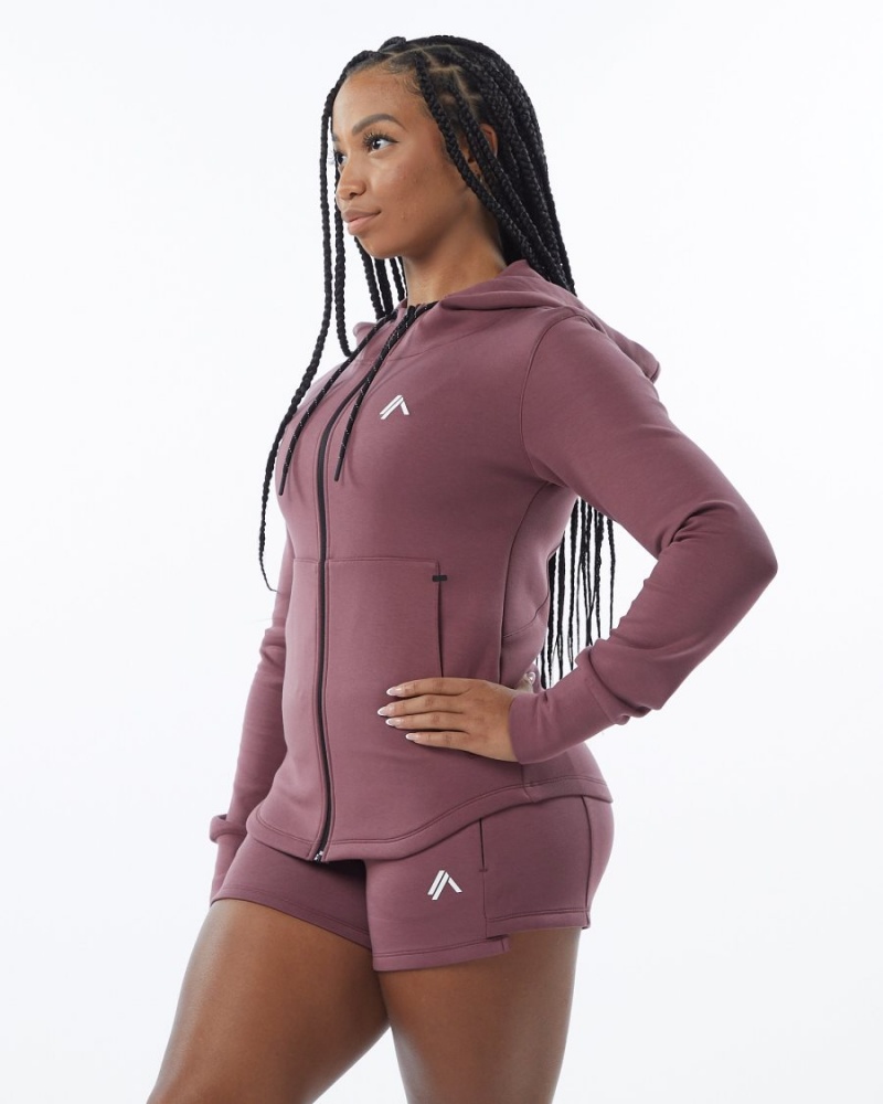 Alphalete ELMTS Urheilulliset Jacket Naisten Takit Mauve | SMQZN-2749