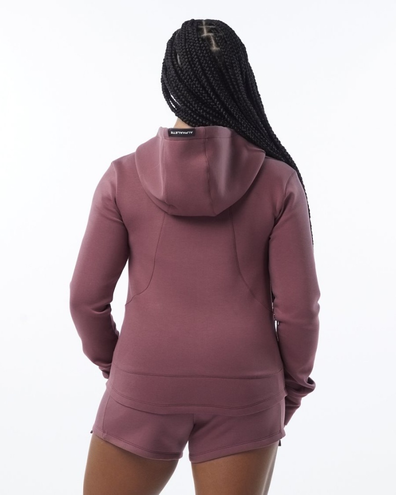 Alphalete ELMTS Urheilulliset Jacket Naisten Takit Mauve | SMQZN-2749