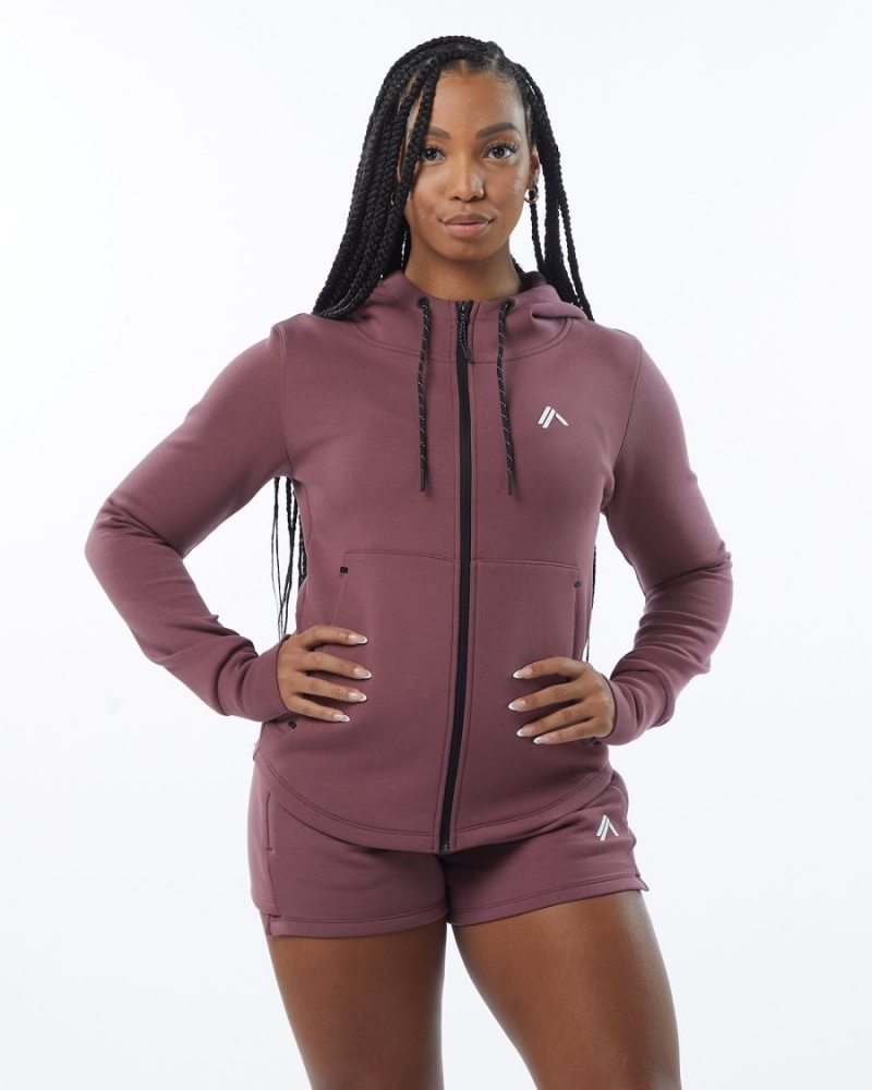 Alphalete ELMTS Urheilulliset Jacket Naisten Takit Mauve | SMQZN-2749