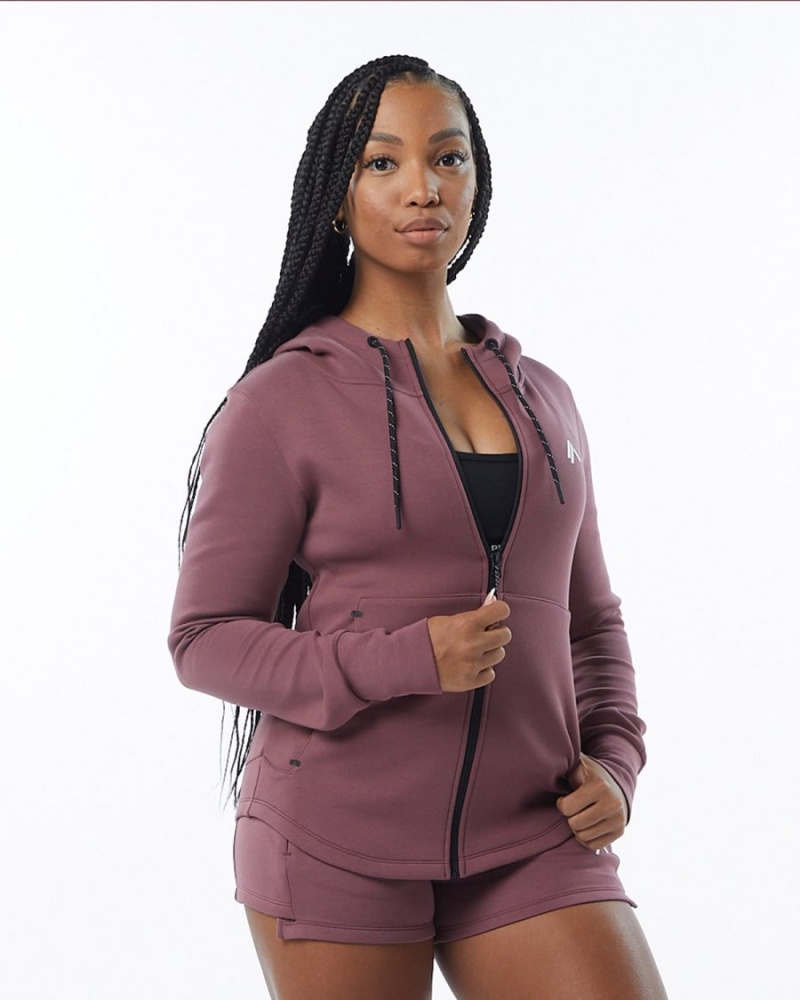 Alphalete ELMTS Urheilulliset Jacket Naisten Takit Mauve | SMQZN-2749