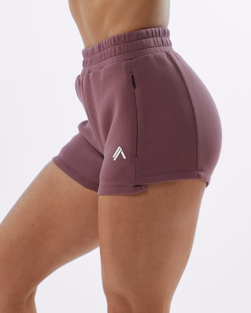 Alphalete ELMTS Urheilulliset Lyhyt 3.5" Naisten Shortsit Mauve | SIJEQ-6287