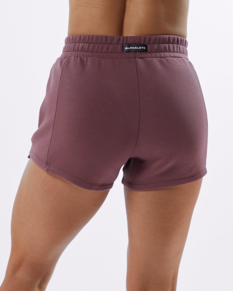 Alphalete ELMTS Urheilulliset Lyhyt 3.5" Naisten Shortsit Mauve | SIJEQ-6287