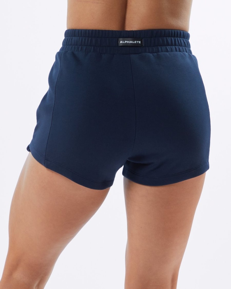 Alphalete ELMTS Urheilulliset Lyhyt 3.5" Naisten Shortsit Laivastonsininen | XQOAS-3628