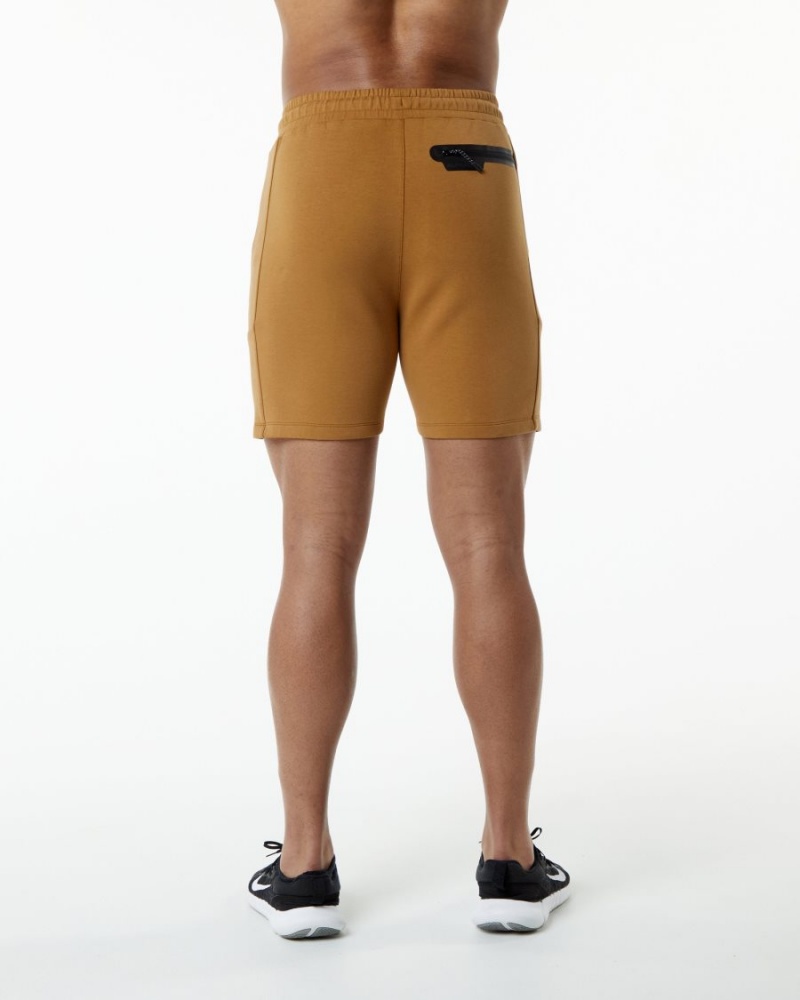 Alphalete ELMTS Urheilulliset Lyhyt 6" Miesten Shortsit Almond | VLNCI-1308