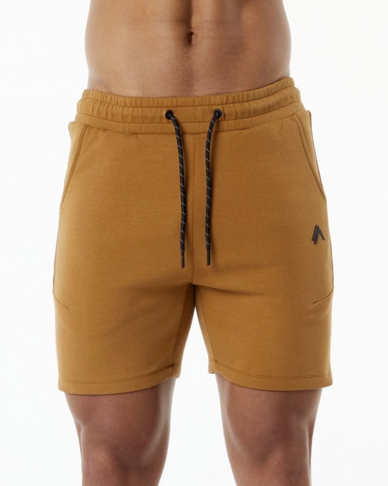 Alphalete ELMTS Urheilulliset Lyhyt 6" Miesten Shortsit Almond | VLNCI-1308