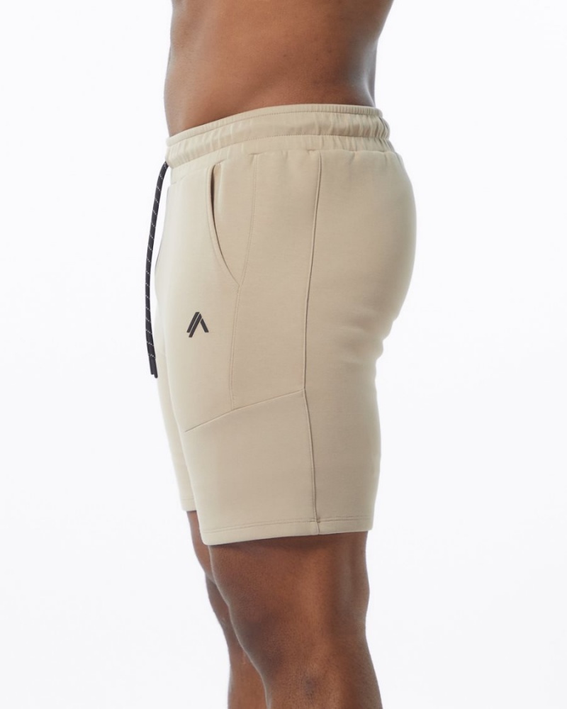 Alphalete ELMTS Urheilulliset Lyhyt 6" Miesten Shortsit Tan | VEQWH-5987