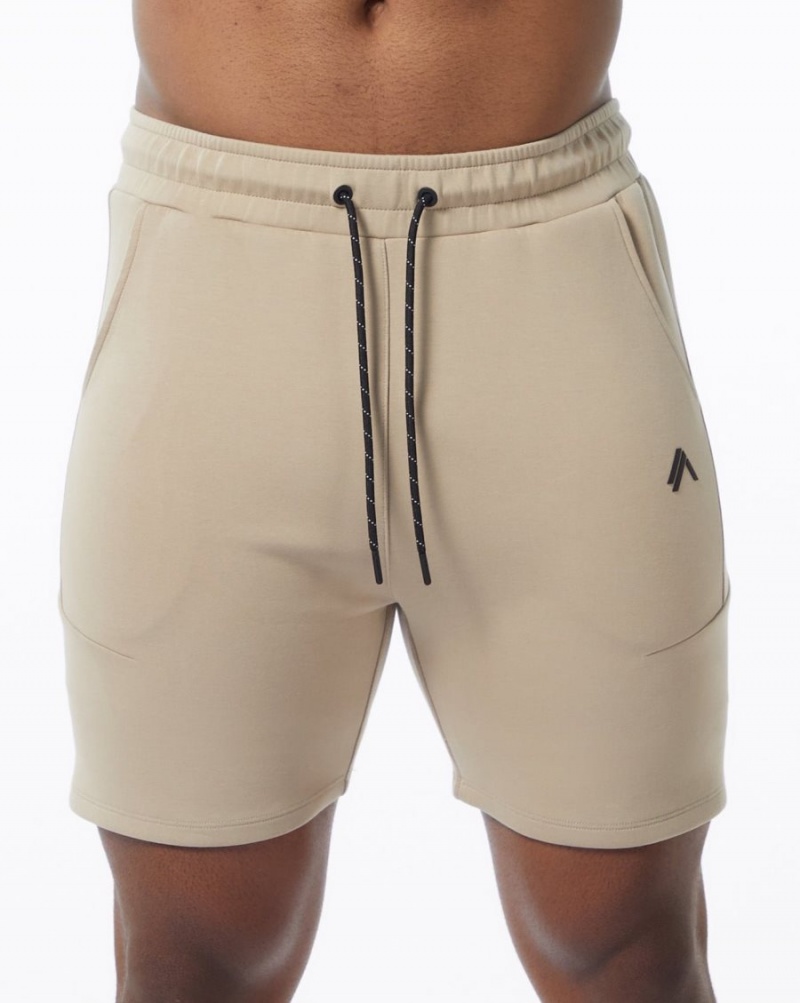 Alphalete ELMTS Urheilulliset Lyhyt 6" Miesten Shortsit Tan | VEQWH-5987