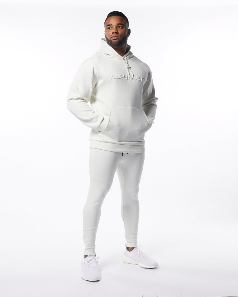 Alphalete ELMTS Zip Jogger Miesten Juoksuvaatteet Kerma | URGKP-0297