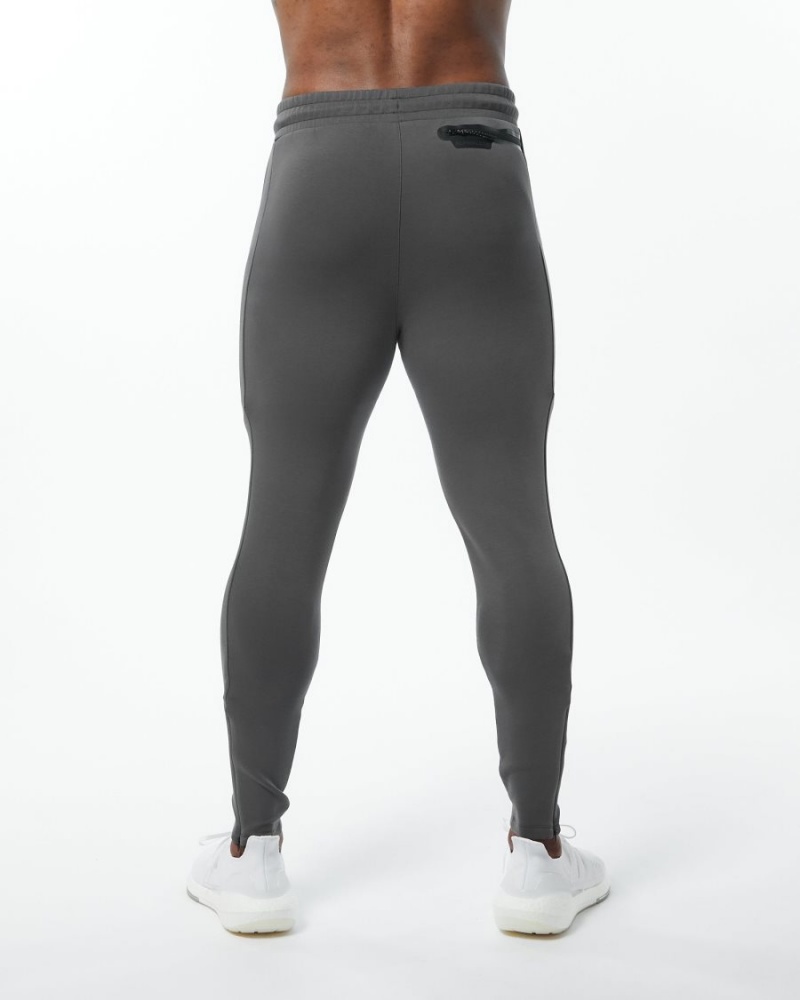 Alphalete ELMTS Zip Jogger Miesten Juoksuvaatteet Charcoal | OVBEH-5064